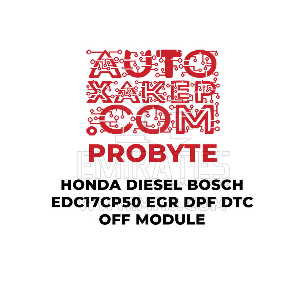Módulo de desactivación de DTC de EGR DPF Bosch EDC17CP50 de ProByte Honda Diesel