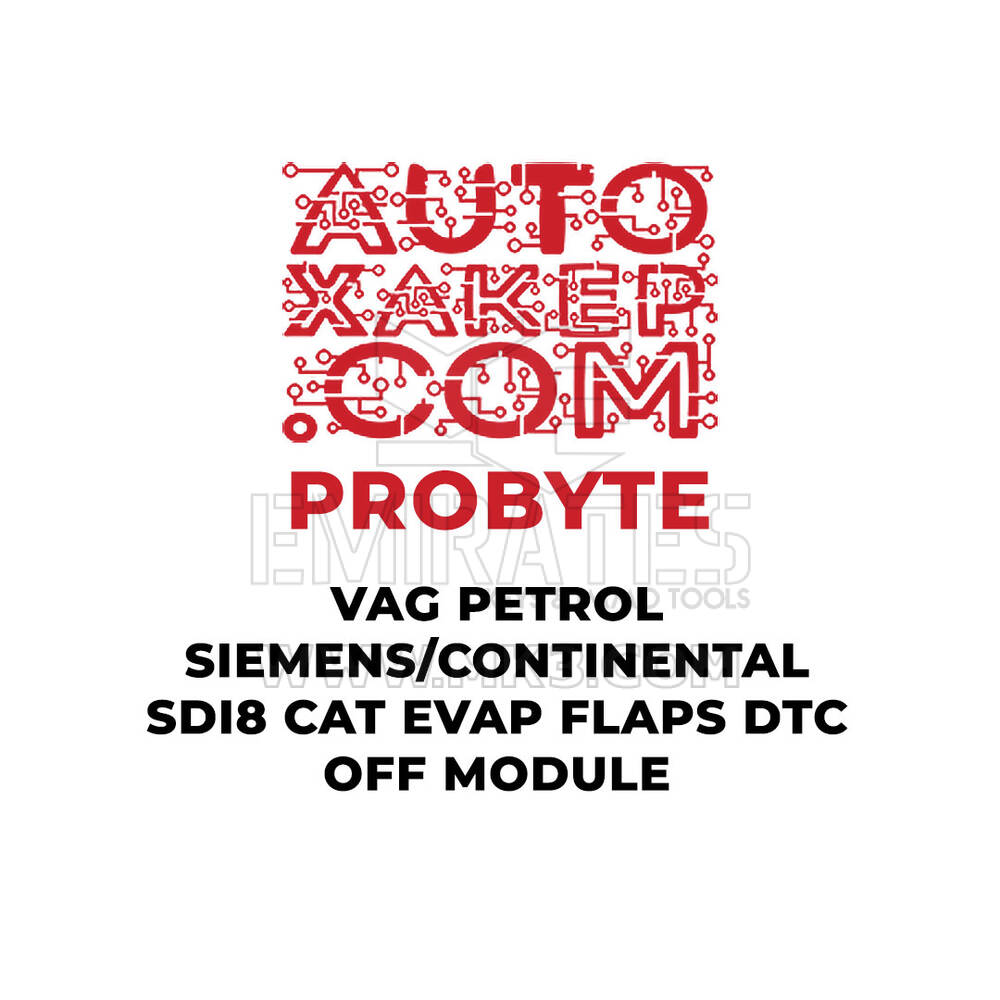 ProByte VAG Gasolina SIEMENS/CONTINENTAL SDI8 CAT EVAP FLAPS Módulo DTC OFF