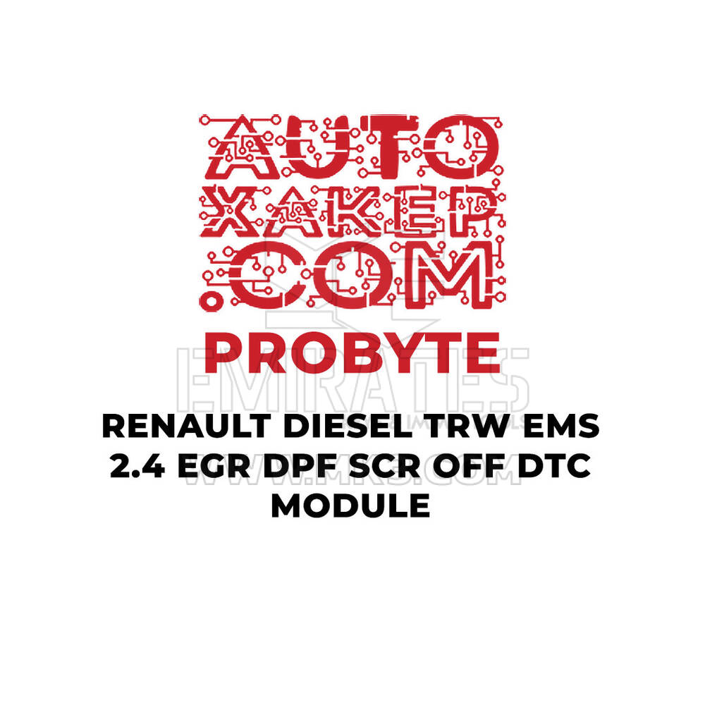 وحدة DTC لمرشح جسيمات الديزل من برو بايت رينو TRW EMS 2.4 EGR SCR OFF