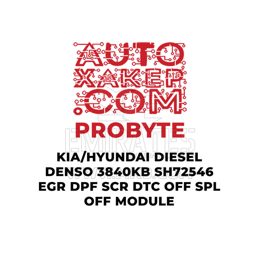 ProByte KIA / Hyundai Diesel Denso 3840KB Sh72546 EGR DPF SCR DTC OFF SPL OFF Module