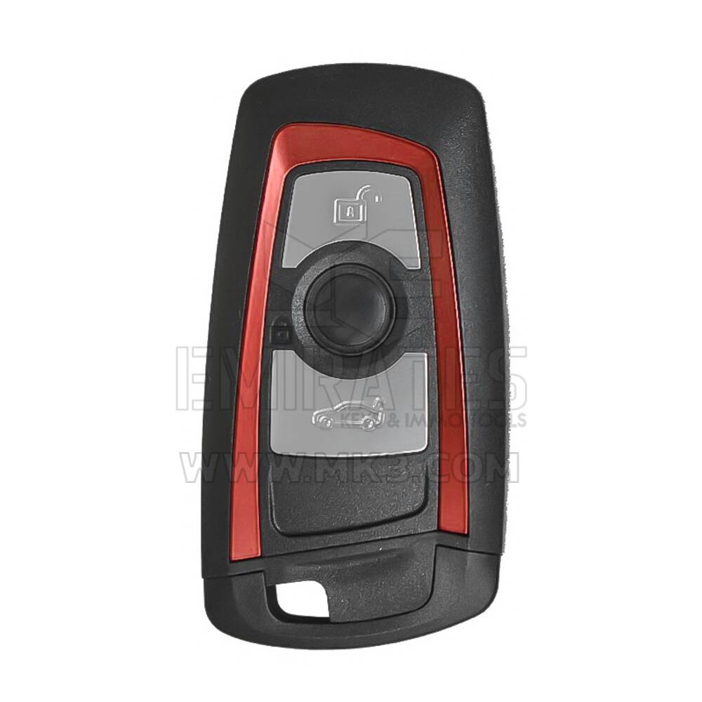 Coque Télécommande BMW CAS4 3 Boutons Couleur Rouge