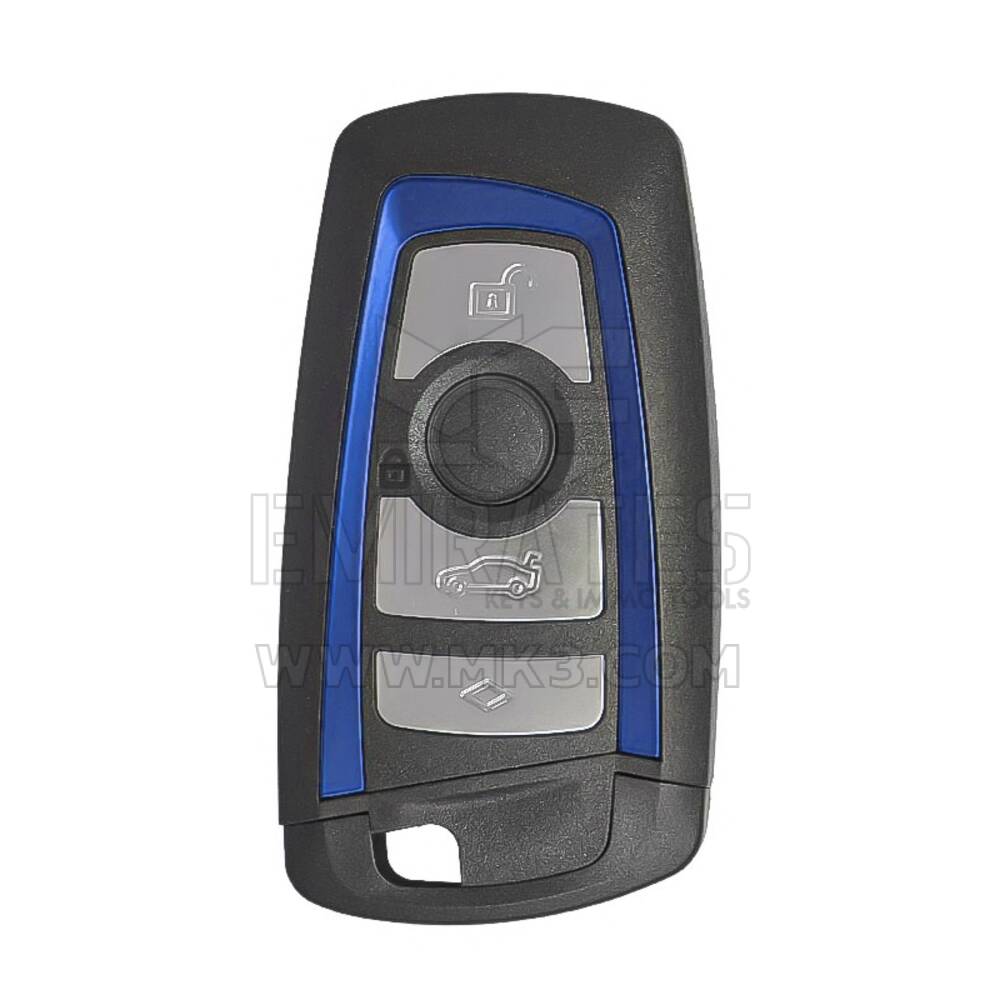 Coque Télécommande BMW CAS4 4 Boutons Couleur Bleu