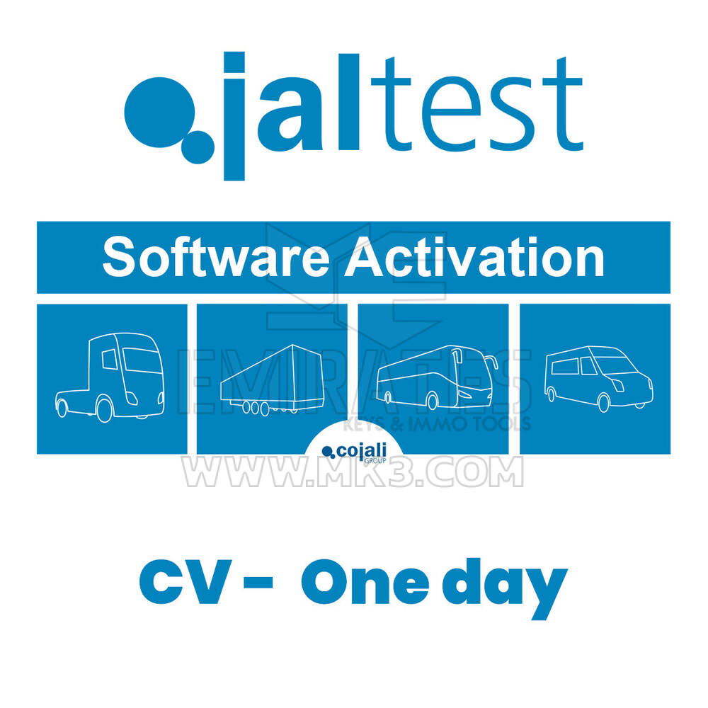 Jaltest CV - 29046 Activation of licence of use - One day