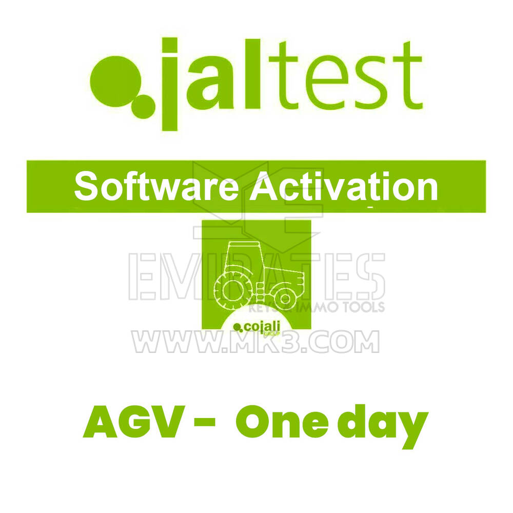 Jaltest AGV - 29039 Activation of licence of use - One day
