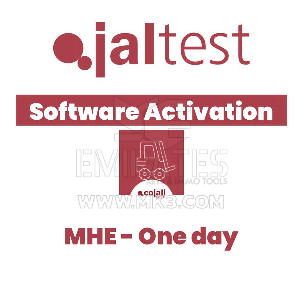 Jaltest - 75101003 Activation of licence of use
