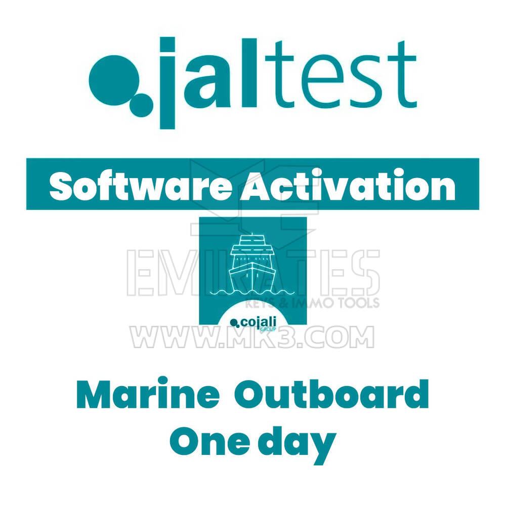 Jaltest Marine Outboard - 74602009 Activation of licence of use - One day