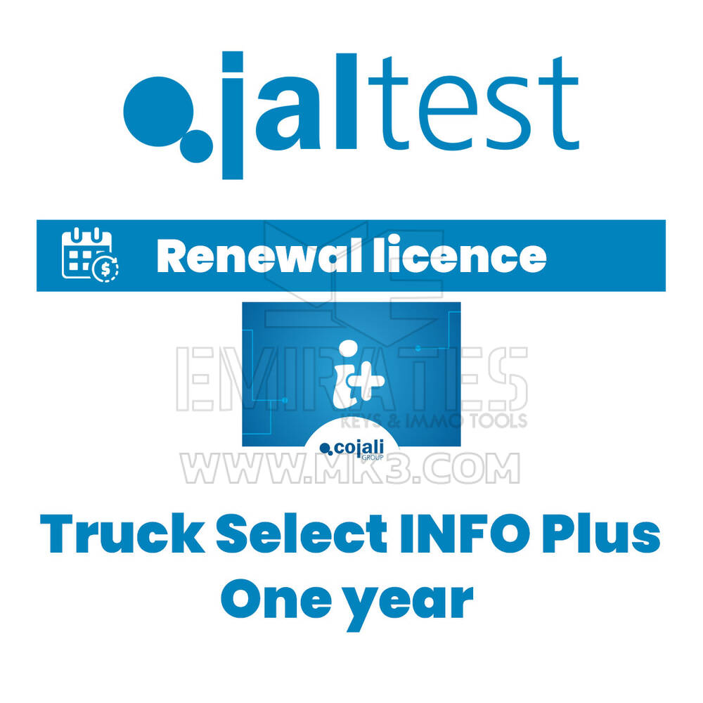 Jaltest 70605015 Truck Select INFO Plus - One year