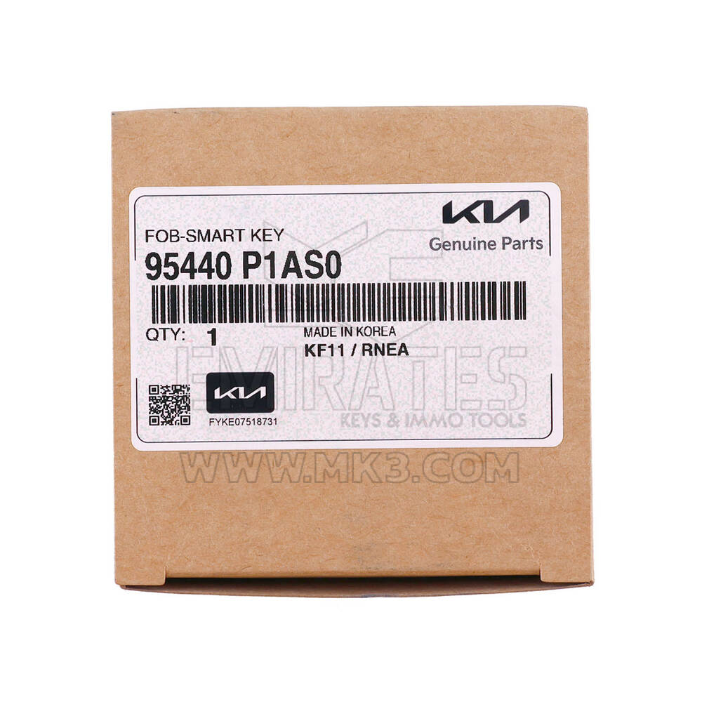 New Kia Sportage 2025 Genuine / OEM Smart Remote Key 4 Buttons 433MHz OEM Part Number: 95440-P1AS0, 95440P1AS0 | Emirates Keys
