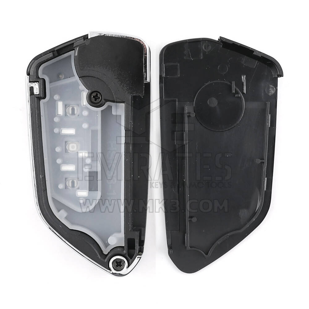 KeyDiy KD Uzaktan Kumanda B33 ve NB33 İçin Yeni Satış Sonrası Volkswagen VW Flip Uzaktan Kumanda Kabı 3 Düğmeli | Emirates Keys