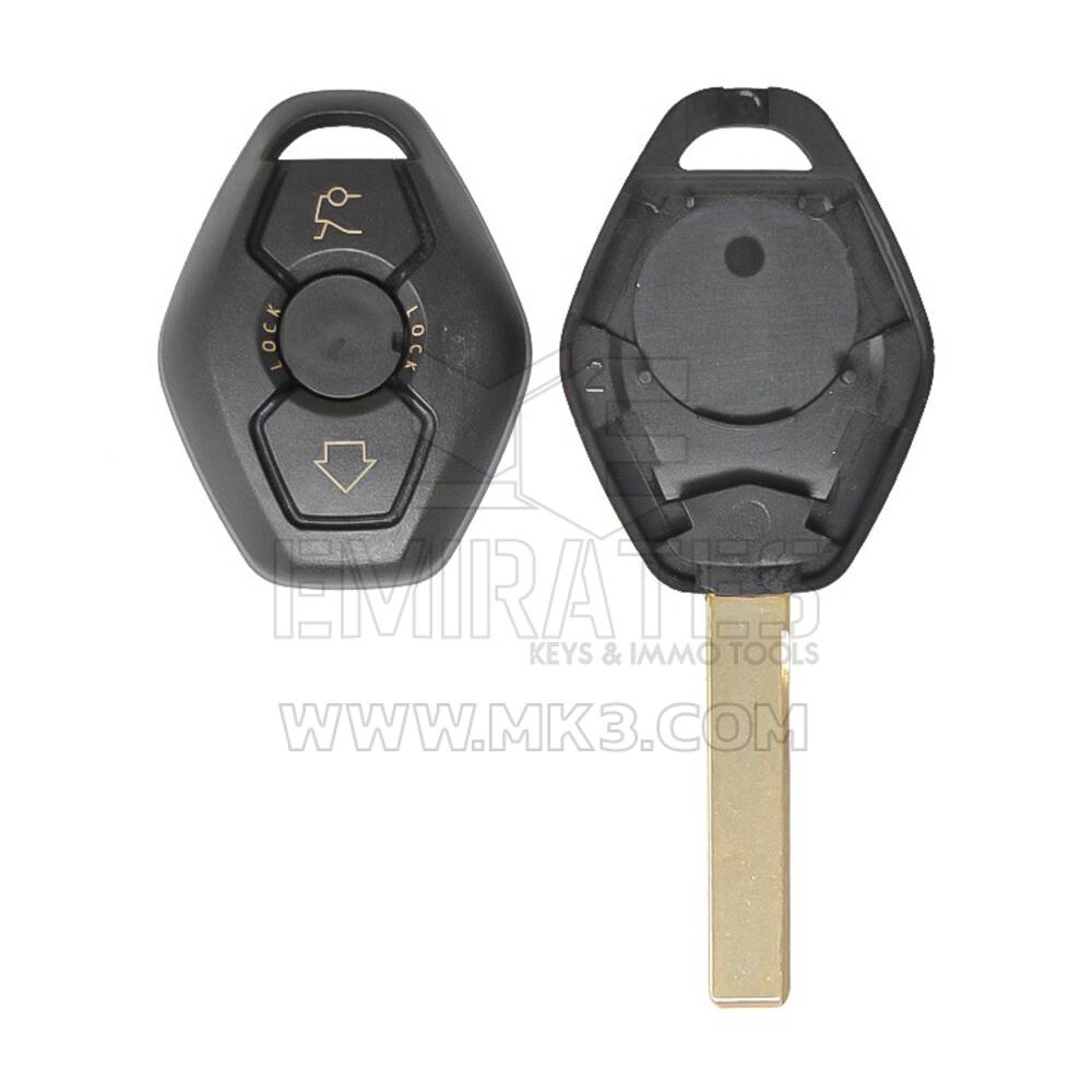 Nouvelle coque de clé à distance BMW X5 de rechange 3 boutons lame HU92 - Étui à distance Emirates Keys, couvercle de clé à distance de voiture, remplacement des coques de porte-clés à bas prix.