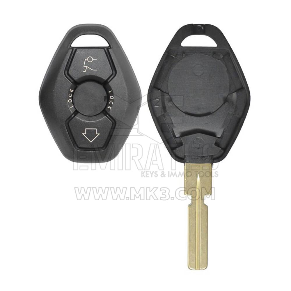 Nouvelle coque de clé à distance BMW X5 de rechange 3 boutons lame HU58 - Étui à distance Emirates Keys, couvercle de clé à distance de voiture, remplacement des coques de porte-clés à bas prix.
