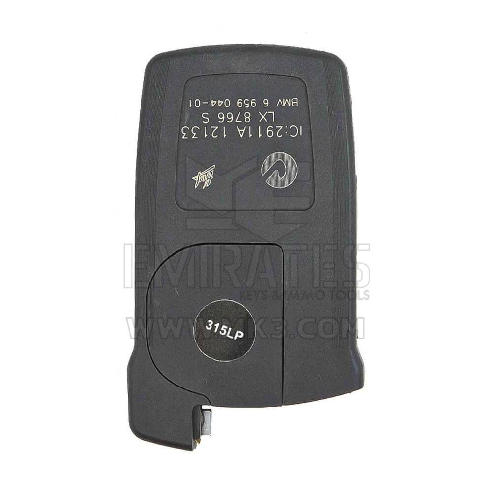 Coque de clé télécommande BMW CAS1 4 boutons argent | MK3