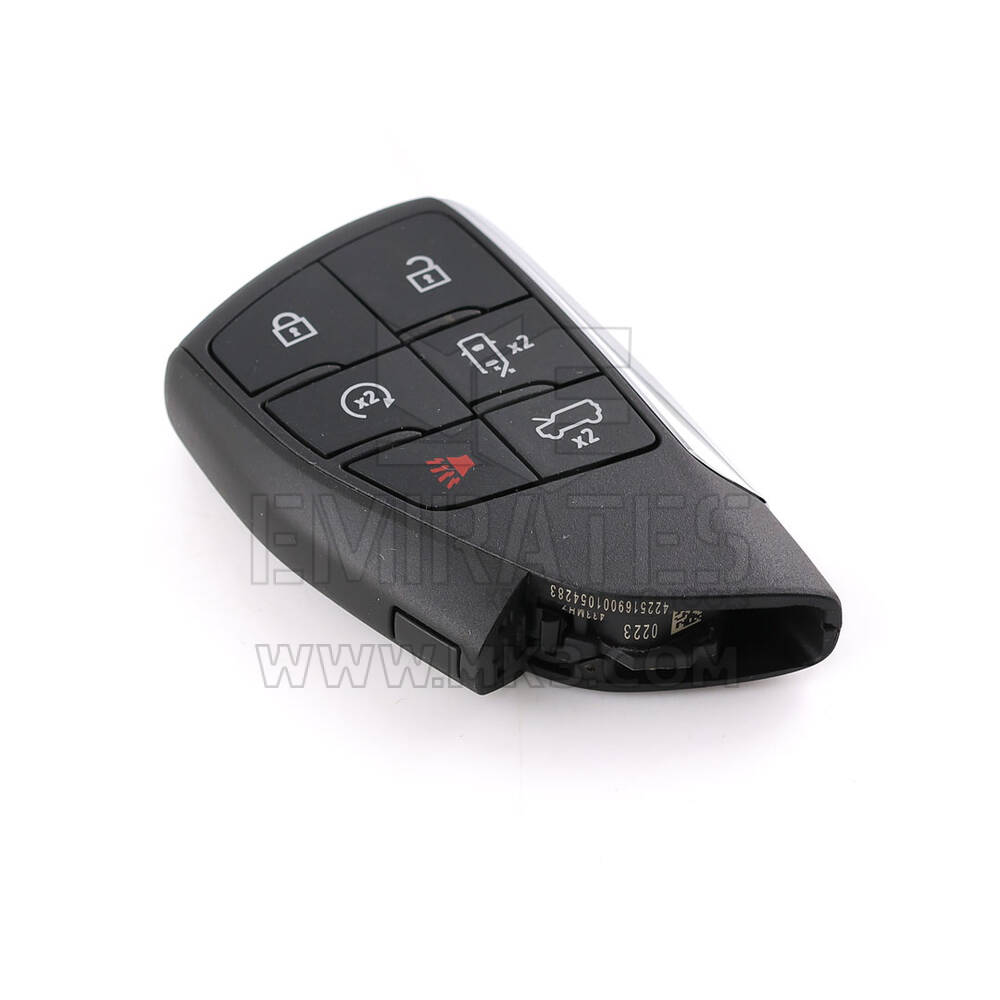 Kutusuz Yeni Gibi GMC Hummer 2025 Orijinal Akıllı Uzaktan Kumanda 5+1 Düğme 433MHz OEM Parça Numarası: 13542579 / 13560223 - FCC Kimliği: YGOG21TB2 - IC: 4008C-G21TB2 | Emirates Keys