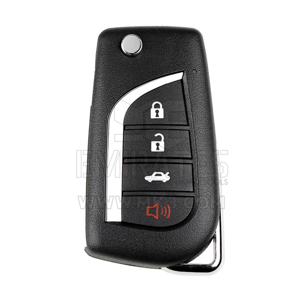 Clé télécommande Xhorse VVDI 2, 3+1 boutons, type Toyota XKTO12EN