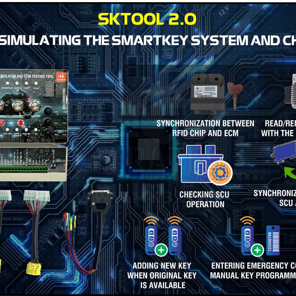 AutoShop SKTOOL 2.0 para simulação do sistema Smart Key | MK3