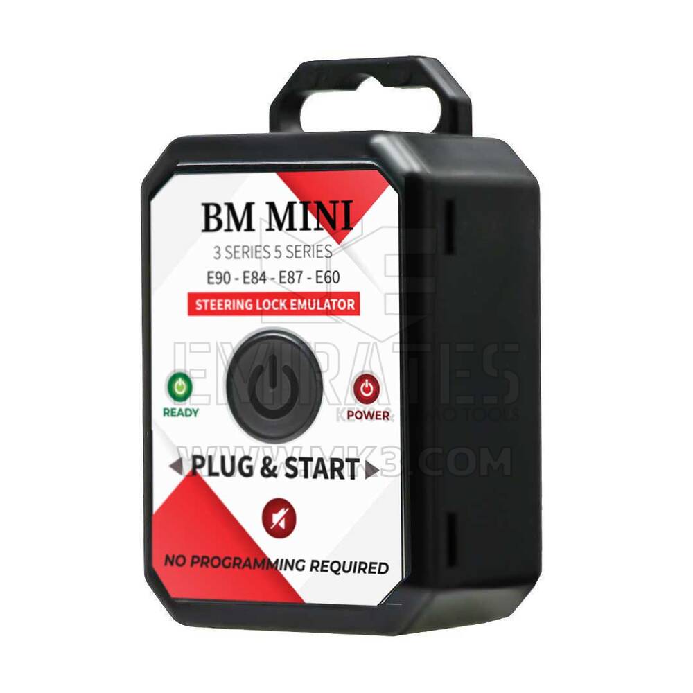 BMW Mini Cooper E60 - E84 - E87 - E90 3 Series 5 Series ELV ESL Steering Lock Emulator Simulator Plug and Start - Emirates Keys Emulators