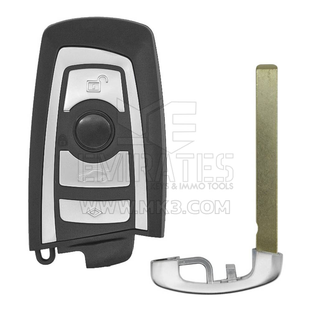 Chave remota BMW, nova chave remota inteligente de proximidade BMW CAS4 4 botões 868MHz PCF7945P / HITAG PRO / 49 CHIP Transponder FCC ID: YG0HUF5661- MK3 Keys Remotes