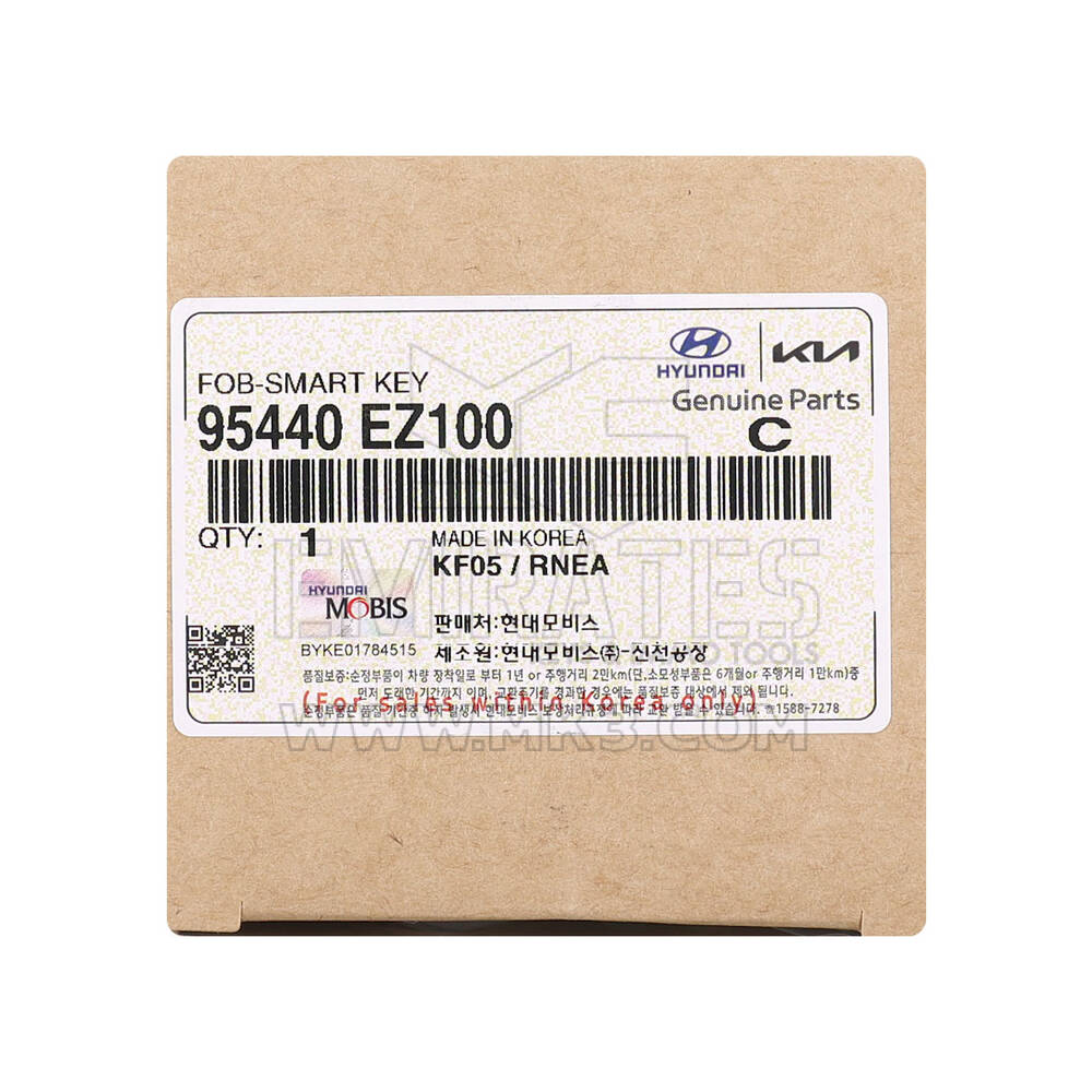 New Kia EV4 2025 Genuine / OEM Smart Remote Key 6+1 Buttons 433MHz OEM Part Number: 95440-EZ100, 95440EZ100  | Emirates Keys