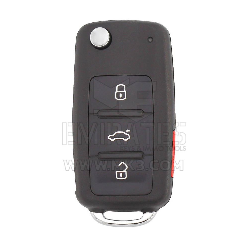 Volkswagen Jetta 2017 Flip Remote Key UDS Type 3+1 Button 315MHz MQB Transponder