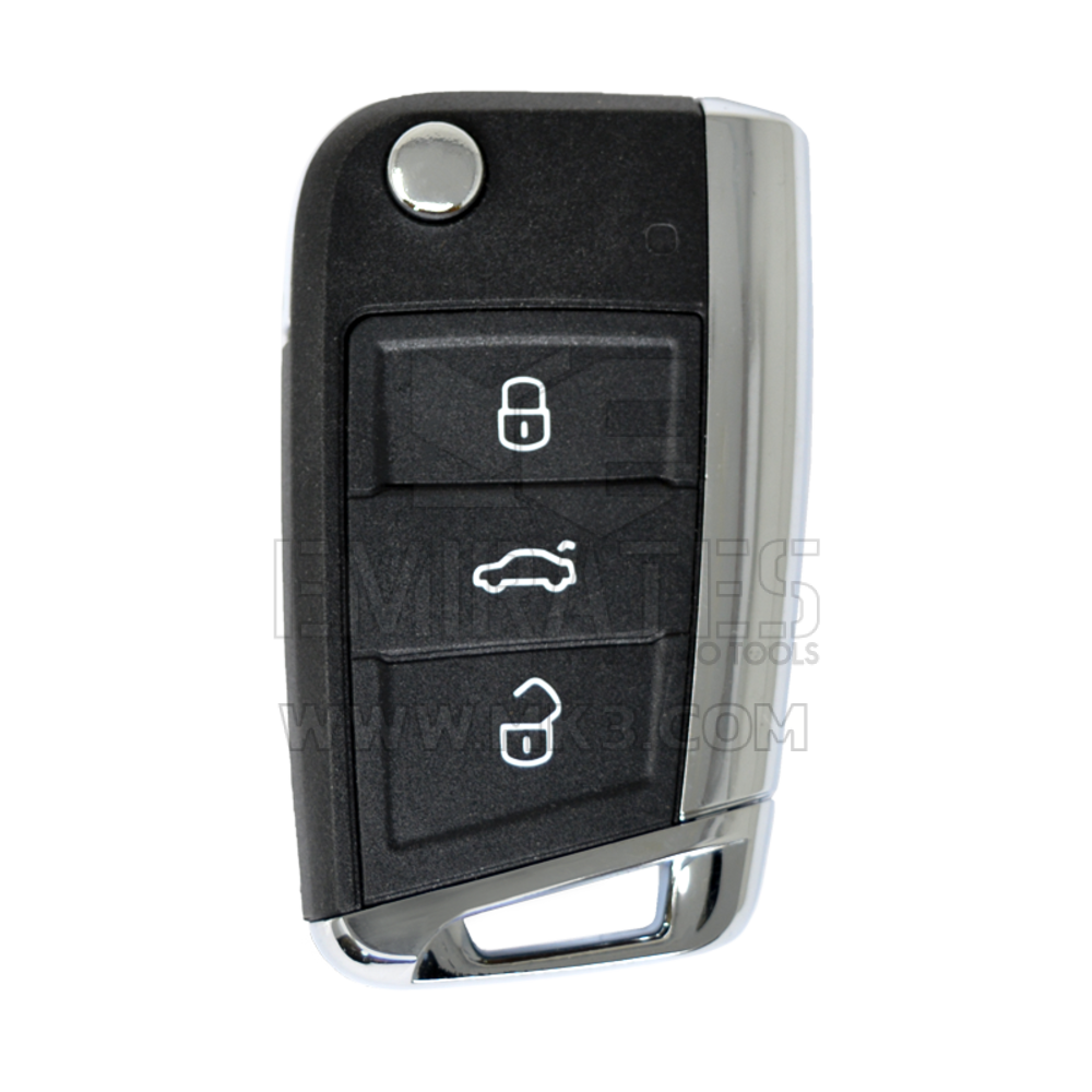 Volkswagen VW Polo Flip Remote Key Shell 3 Buttons HU162 Blade