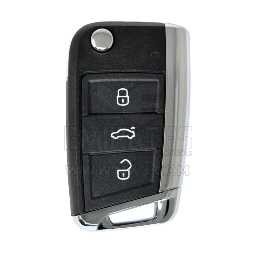 Volkswagen VW Polo Flip Remote Key Shell 3 botones HU162 Blade