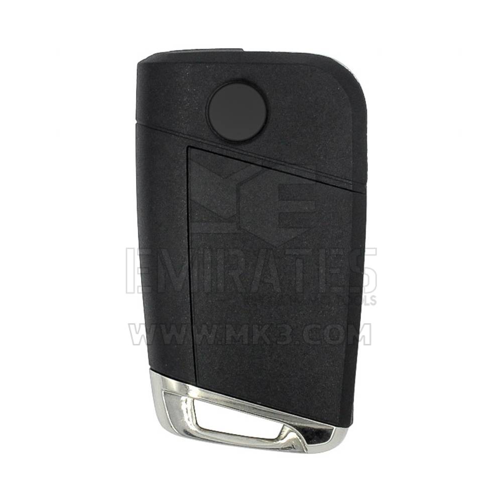 Carcasa para llave remota abatible VW MQB 2015 HU66 cromada | MK3