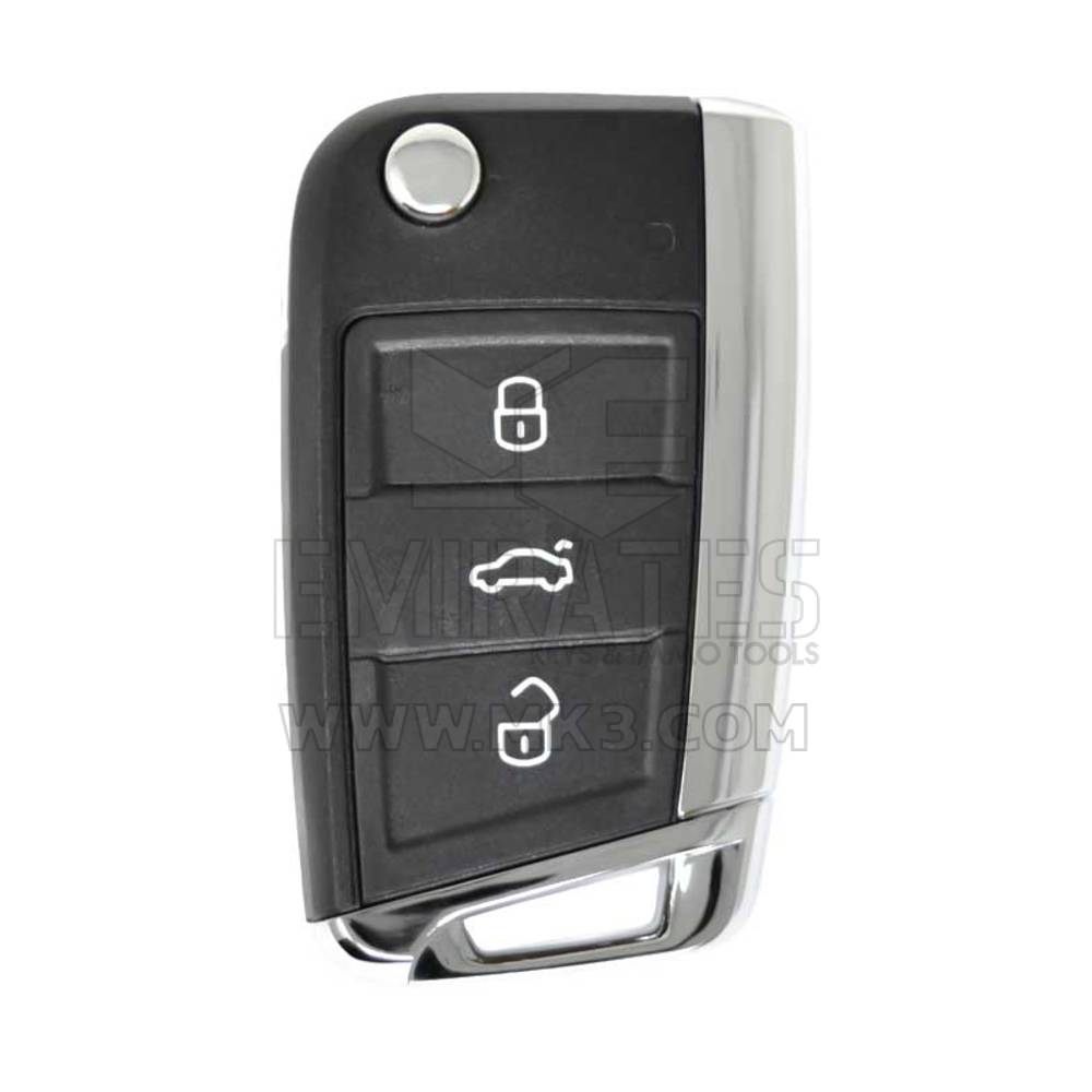 فولكس فاجن فولكس فاجن MQB Flip Remote Key 3 أزرار 433MHz HU66 Blade