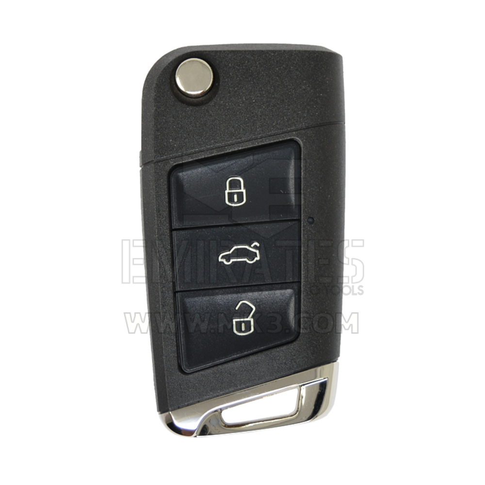 VW Modified Flip Remote Key Shell 3 Buttons HU66 Blade