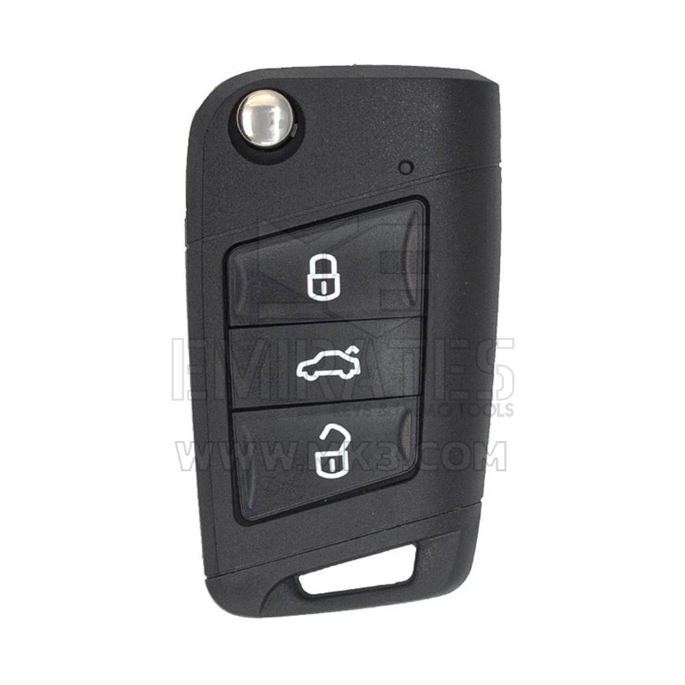 VW MQB 2015 Flip Remote Key Shell 3 Buttons HU66
