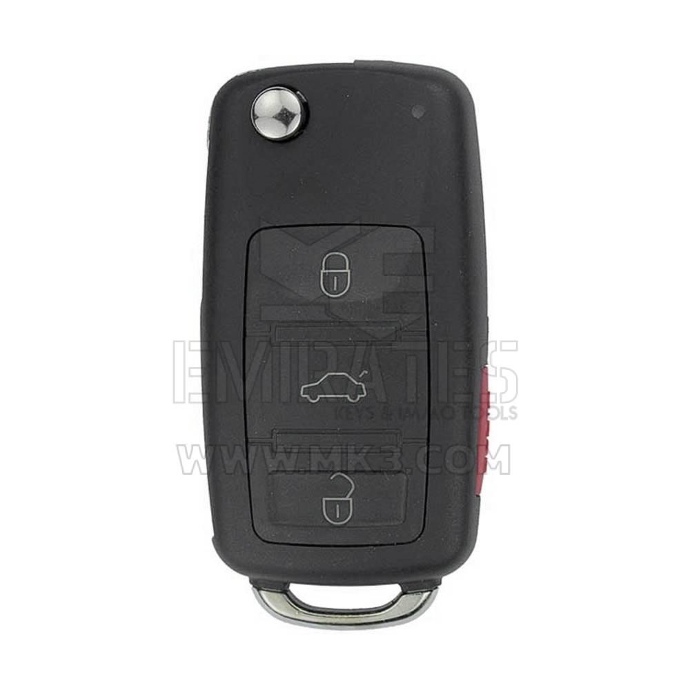Volkswagen VW Touareg Flip Remote Key Shell 3+1 Buttons