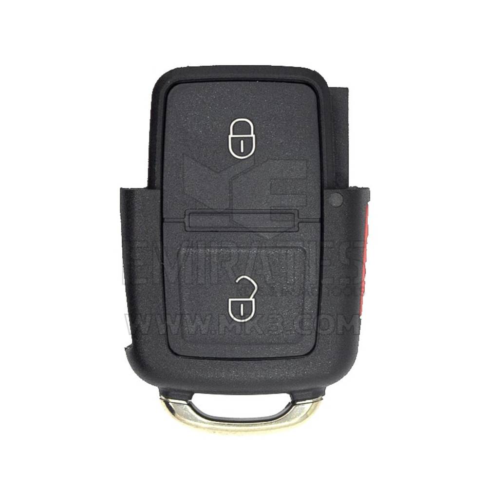 VW Flip Remote Key Shell 2+1 Button With Battery Holder