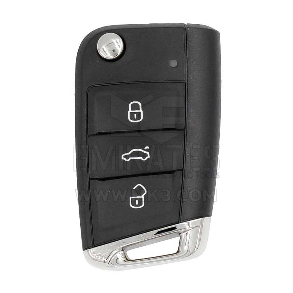 Skoda 2019 Octavia originale Flip chiave a distanza Keyless Go 3 pulsanti 433MHz 5E0959752A