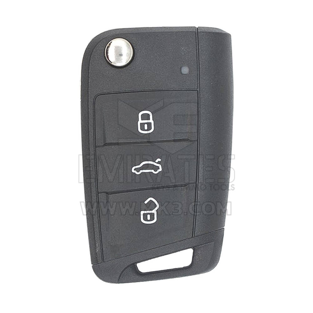 فولكس فاجن MQB Flip Remote Key 3 أزرار 433MHz HU162 Blade 5G0959752BA