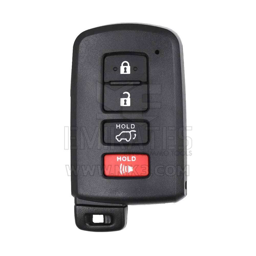 Toyota Highlander RAV4 2016 Корпус дистанционного ключа SUV 3+1 кнопка | МК3