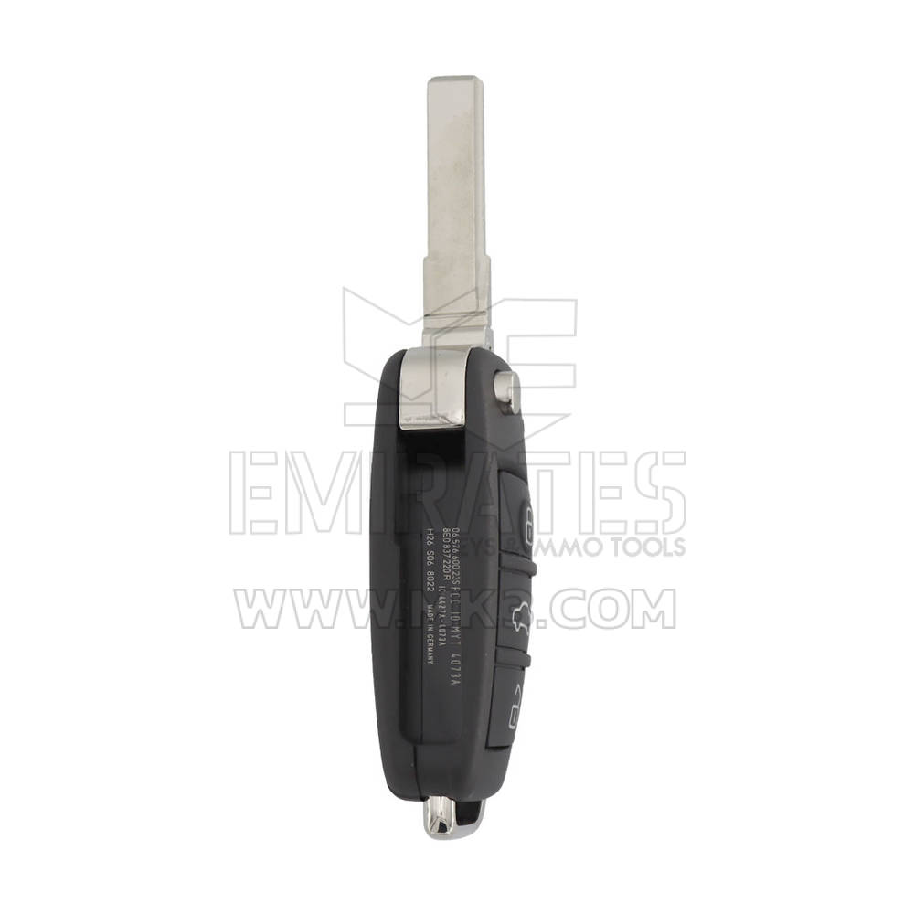 Nuevo Audi A1 Q3 2012-2016 Flip Remote Key 3 Botones 433MHz ID 48 Transponder Número de pieza compatible: 8X0 837 220 220D | Claves de los Emiratos