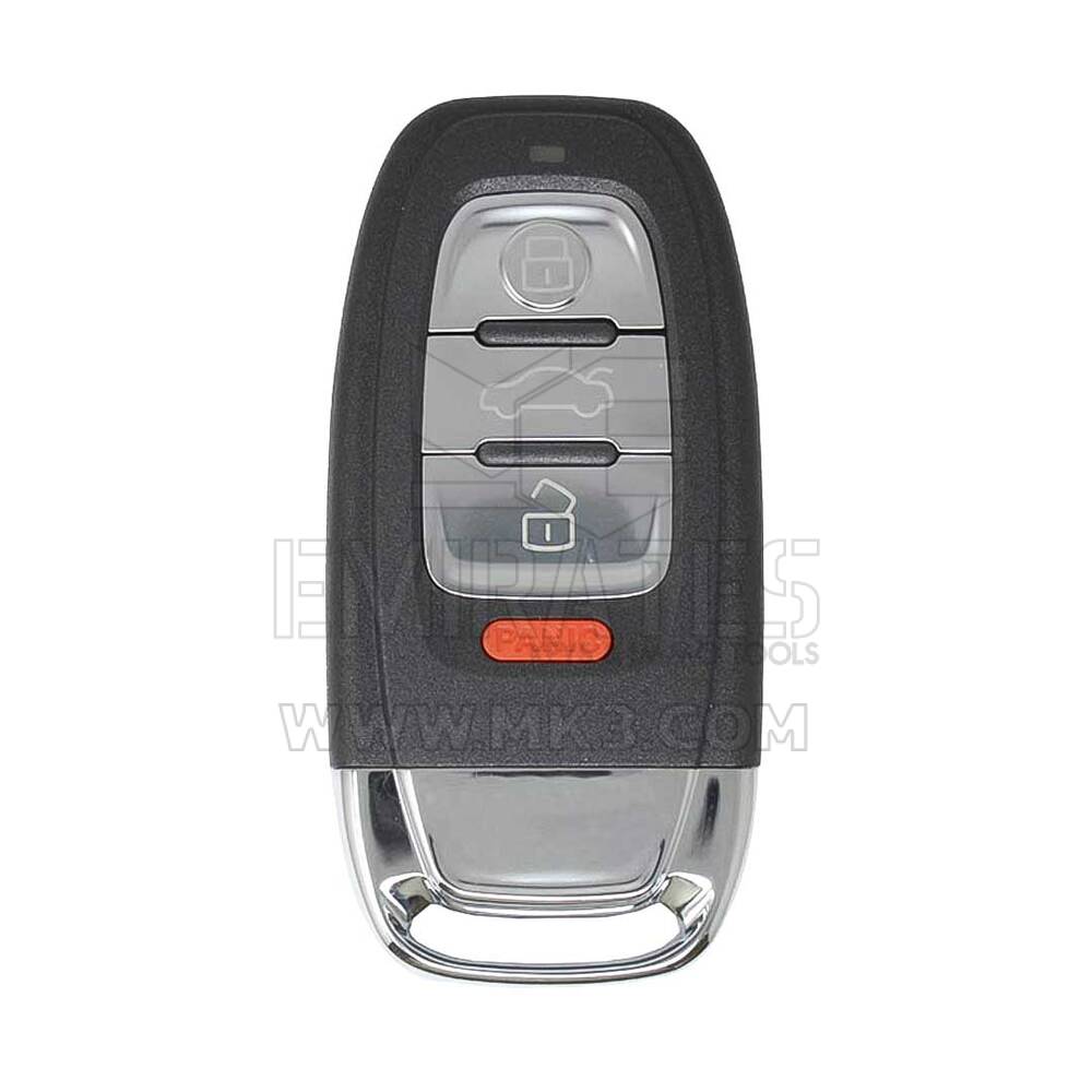 Audi Smart Remote Key tipo proximidade 3+1 botões 868MHz PCF7945AC Transponder
