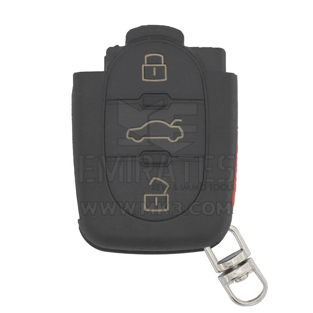 Audi Remote Shell 3+1 Bouton avec Petit Support de Piles