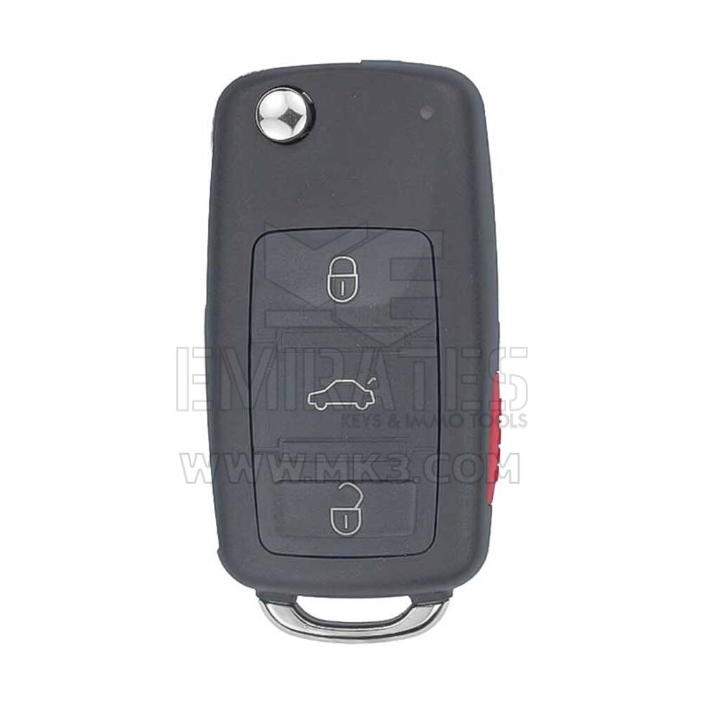 Audi A8 2004-2010 Chave remota sem proximidade 3 botões 433MHz PCF7946A FCC ID: KR55WK45031