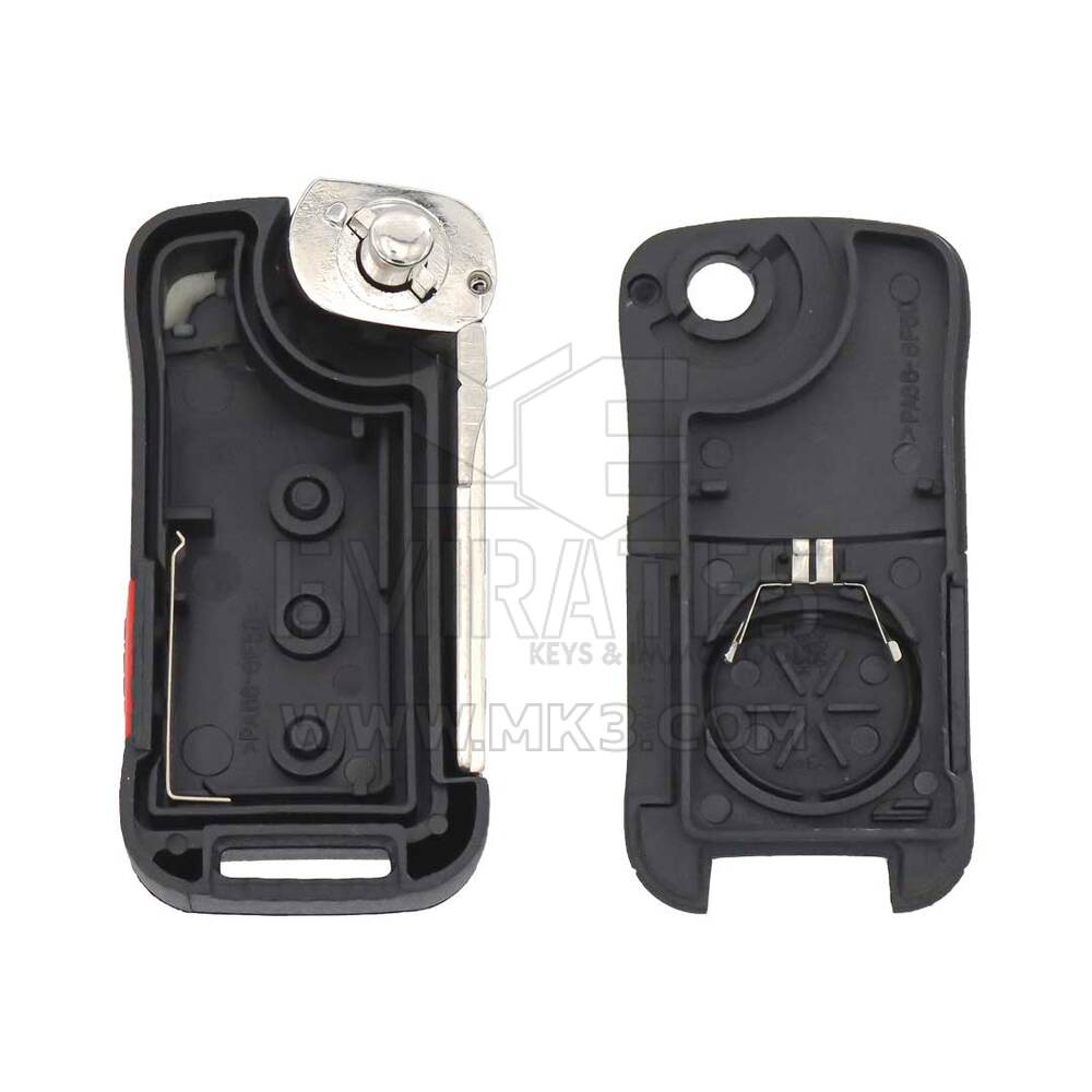 Coque de clé télécommande Porsche Flip 2+1 boutons - MK12934 - f-3