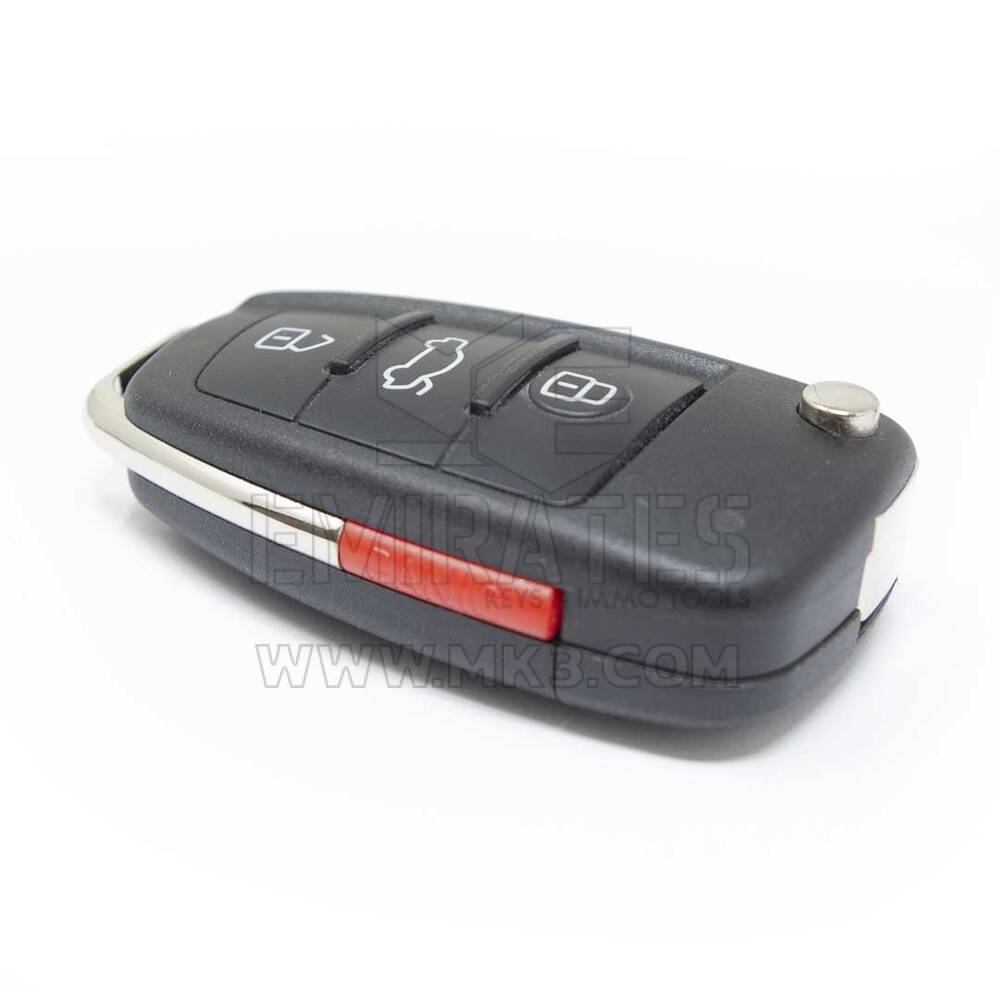 New Aftermarket Audi Flip Remote Key Shell 3+1 Buttons - Emirates Keys Remote case, Car remote key cover, Key fob shells replacement at Low Prices.