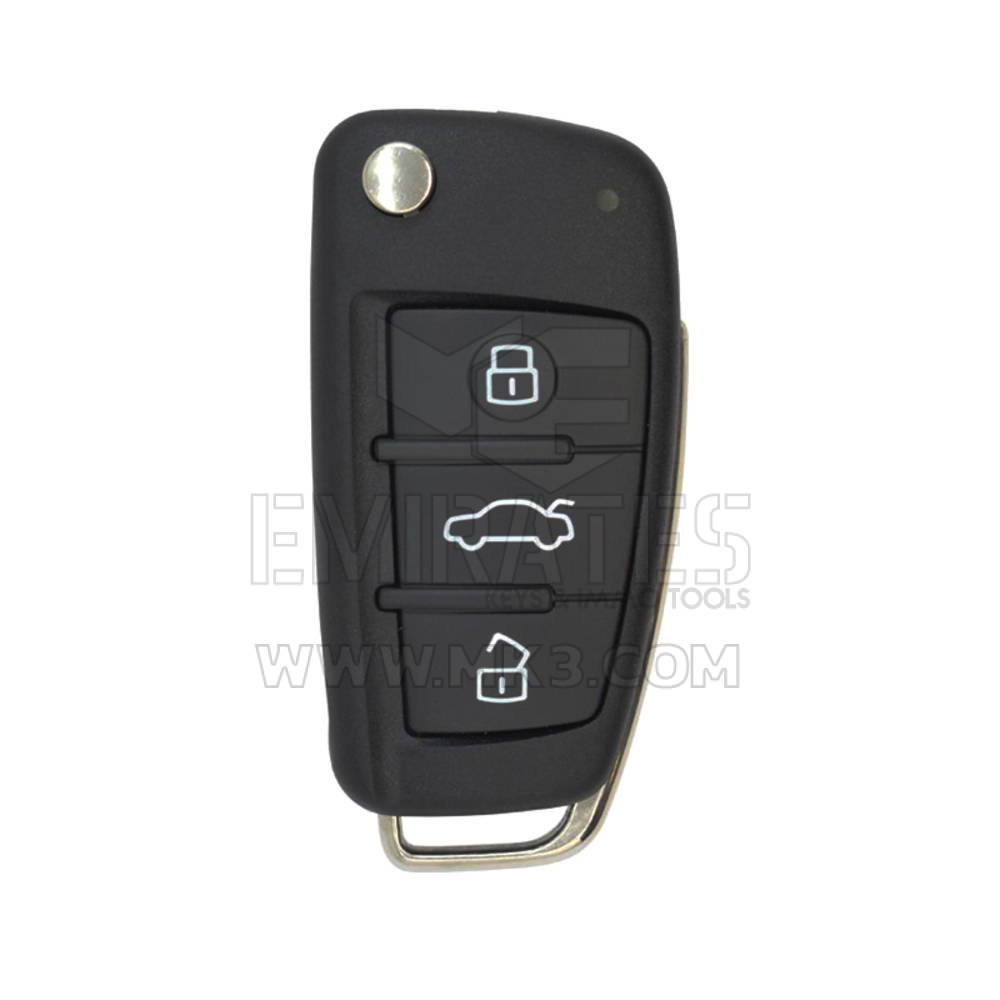 Audi Flip Remote Shell 3 Buttons