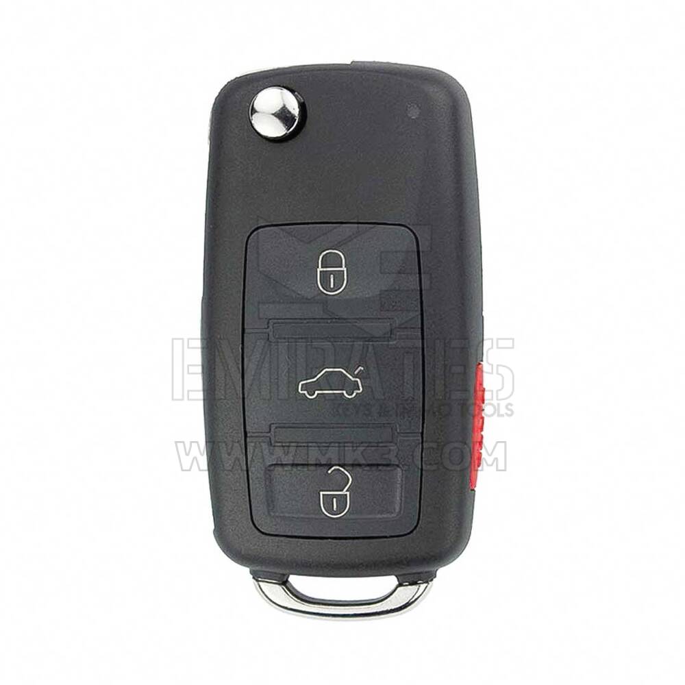 Audi A8 Flip Remote Key Shell 4 Buttons