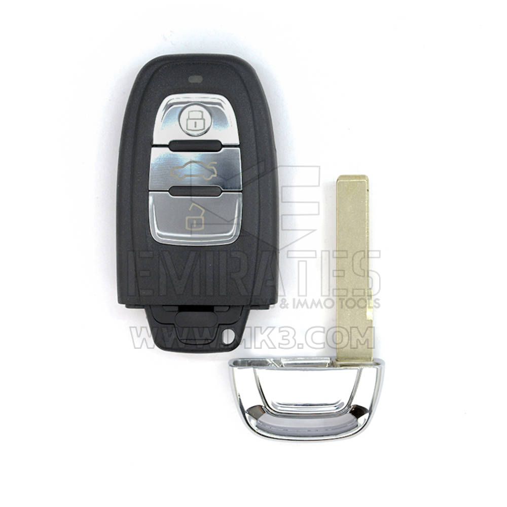 Nuevo mercado de accesorios Audi Smart Remote Key Shell 3 botones con cuchilla Alta calidad Precio bajo y más controles remotos para automóviles | Cayos de los Emiratos