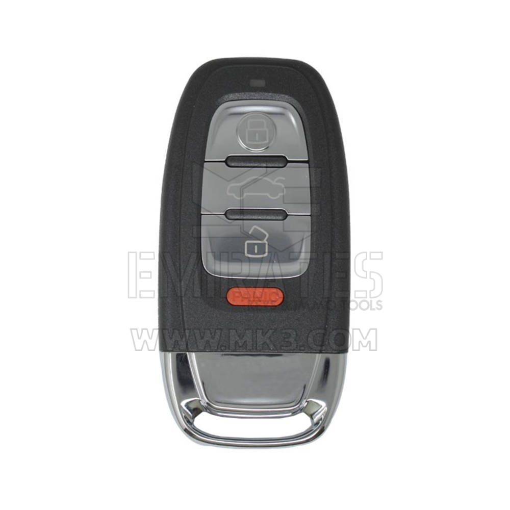 Carcasa de llave remota inteligente Audi 3+1 botón