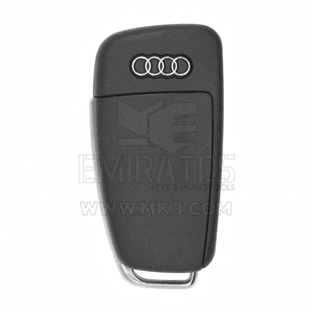 Audi Q7 A6 Véritable Flip Keyless Go Clé à distance 3 boutons 433 MHz Megamos 8E Transpondeur 4F0837220AF | Clés Emirates