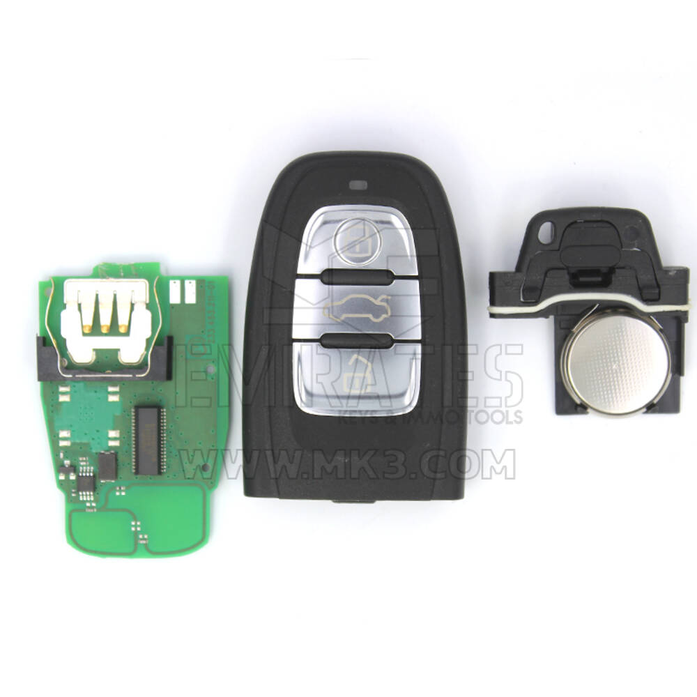 Genuine/OEM Audi A4 2010-2016 Non Keyless Remote Key 3 Buttons 433MHz Used - High Quality Low Price and More Car Remotes at | Chaves dos Emirados