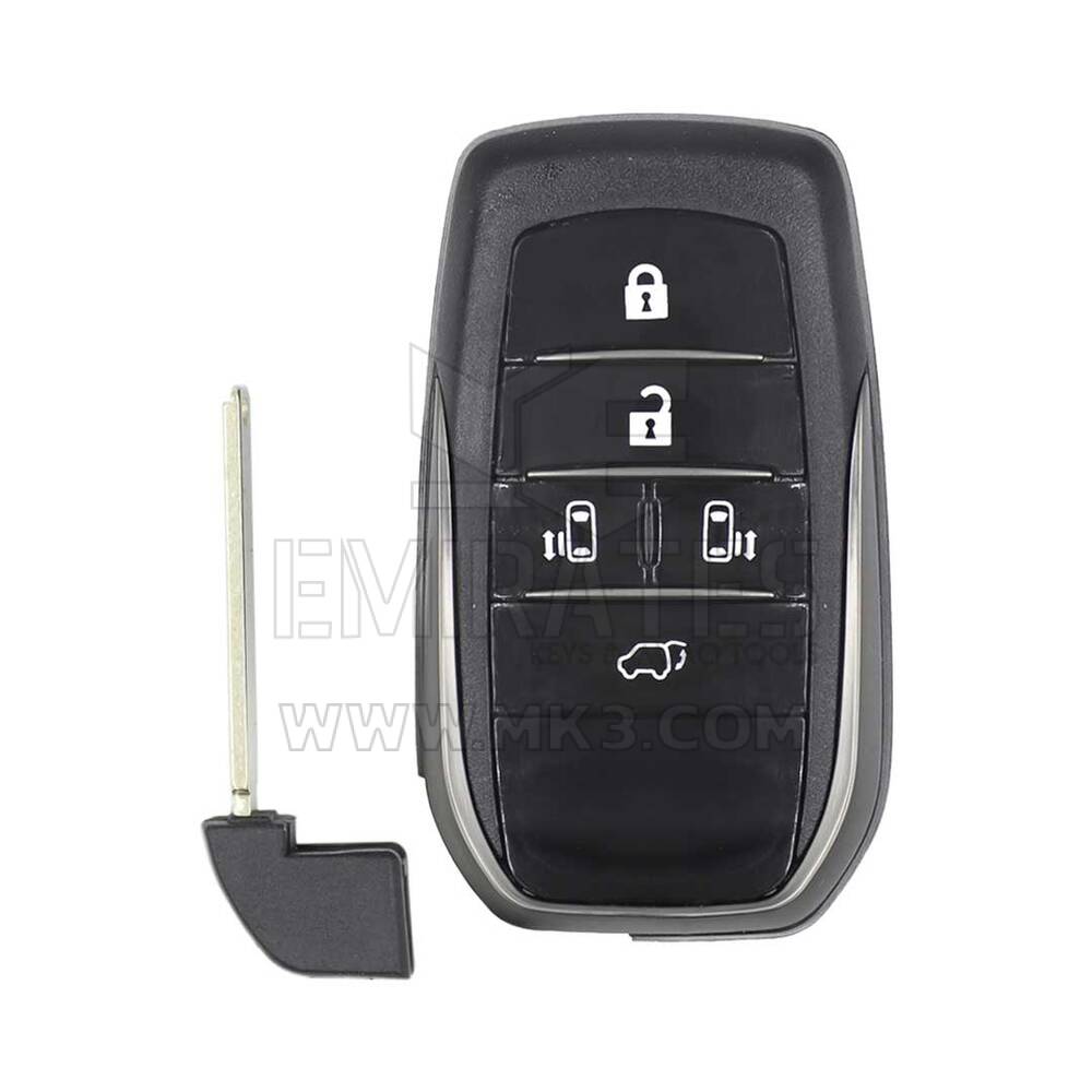 Nuovo aftermarket Toyota Alphard Smart Remote Key Shell 5 pulsanti Alta qualità Miglior prezzo | Chiavi degli Emirati