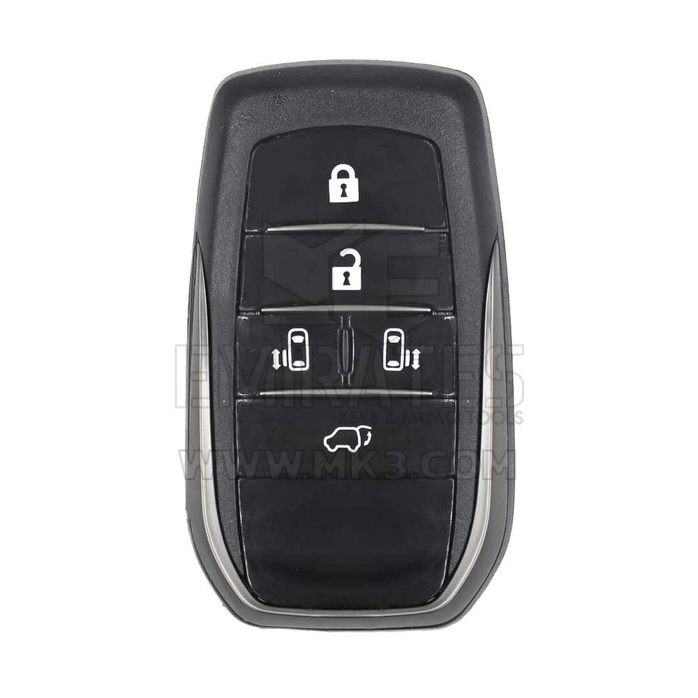 Coque de clé télécommande intelligente Toyota Alphard 5 boutons