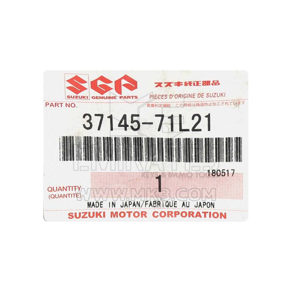 New Suzuki Swift Genuine / OEM Remote Key 2 Buttons 433MHz OEM Part Number: 37145-71L21 | Emirates Keys