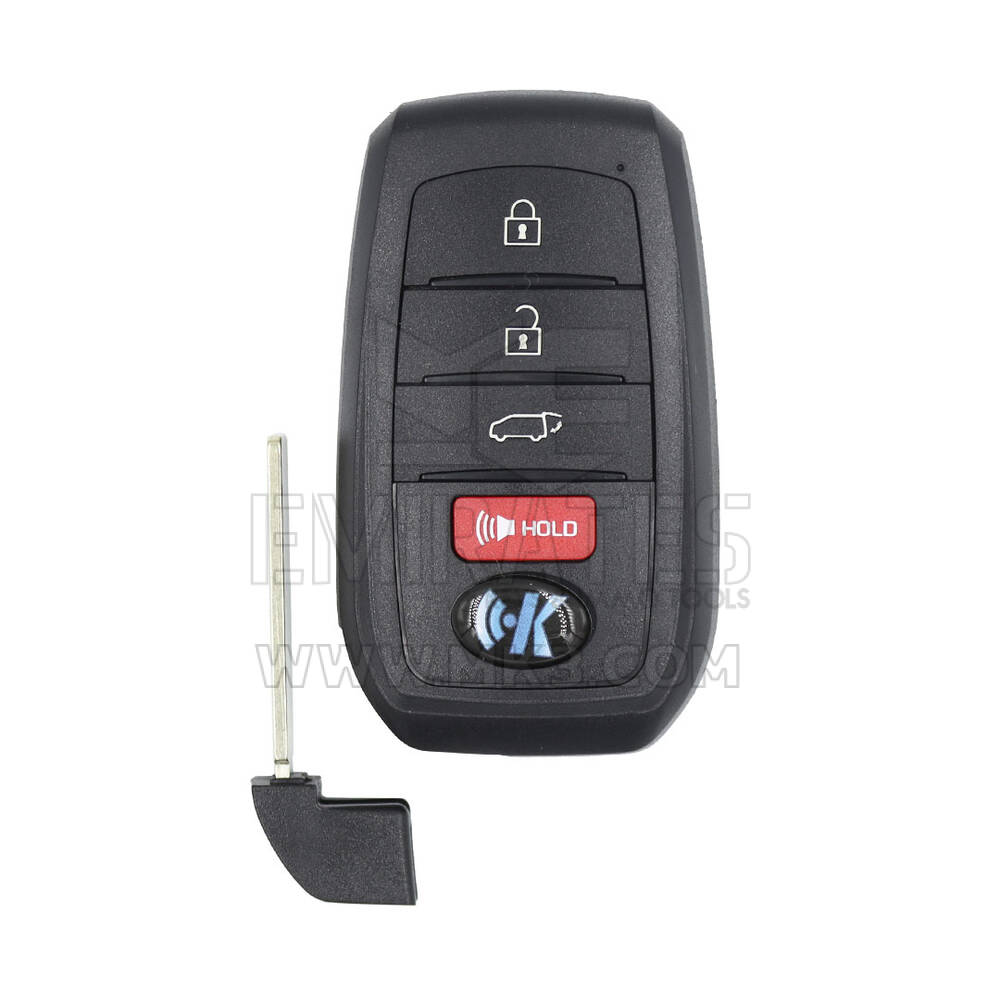 Yeni KeyDiy KD TB01-4 Toyota Lexus Evrensel Akıllı Uzaktan Anahtar 8A Transponderli 3+1 Düğme | Emirates Anahtarları